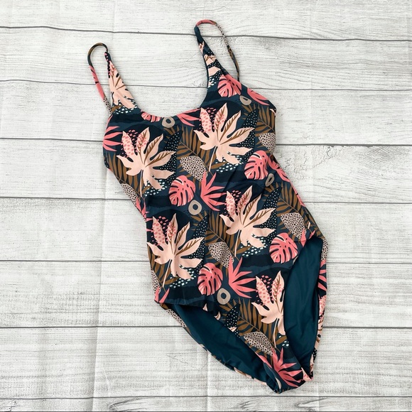Senita Athletics Other - Senita Athletics Floral Palm One Piece Swimsuit